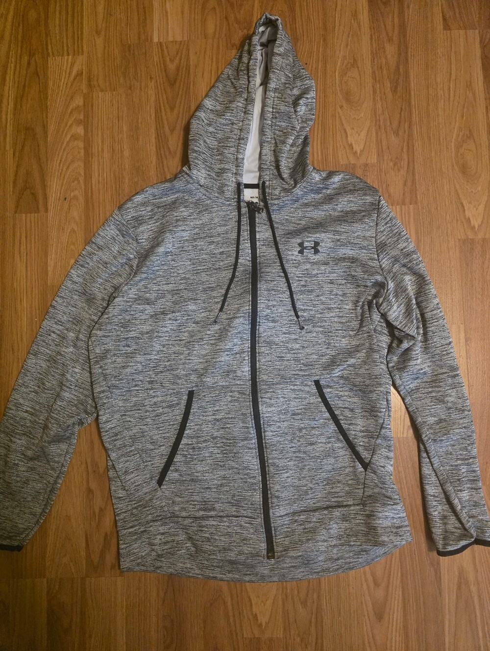 Under Armour Gray Heather Full-Zip Performance Hoodie